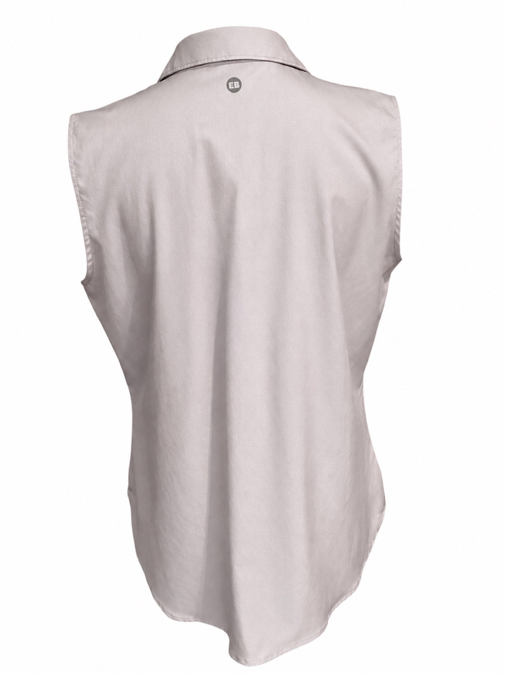 Eddie Bauer Sleeveless Tech Shirt Light Grey Stretch Medium - Picture 7 of 10
